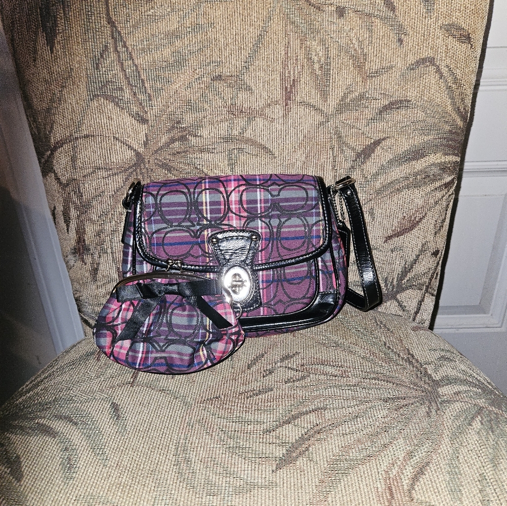 Coach Purse with coin purse